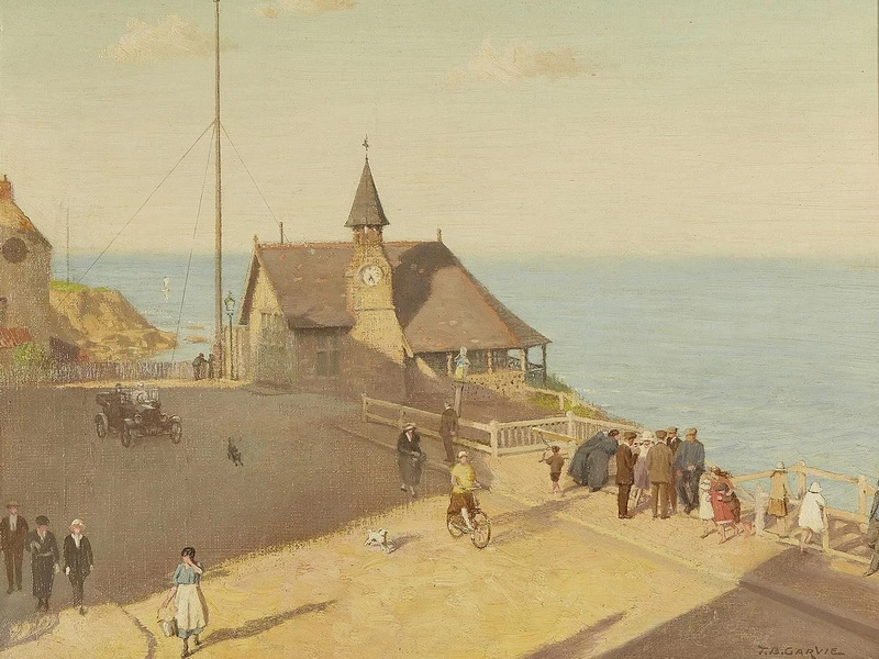 1859-Thomas Bowman Garvie - Giornata fuori sulla costa